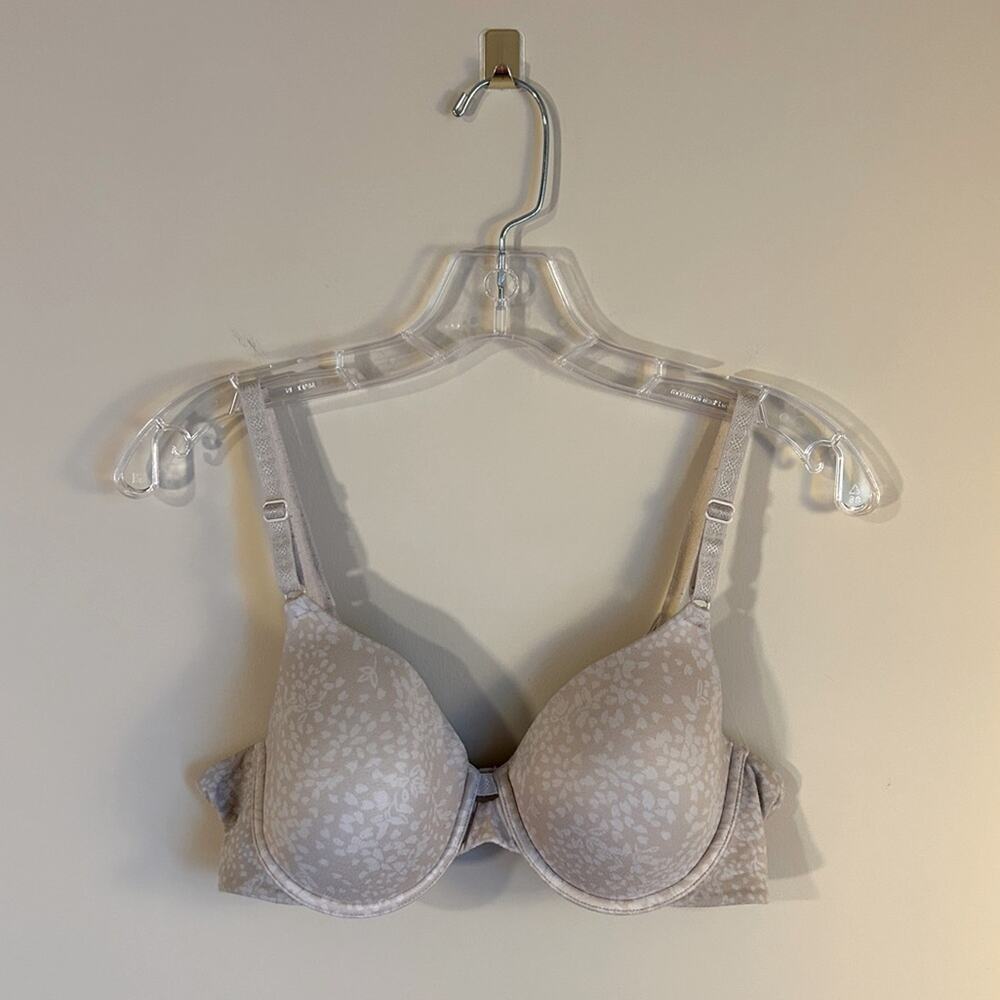 Warner’s 36B Tan/Beige Speckled Underwire Adjustable Straps 2-Prong Clasp Bra